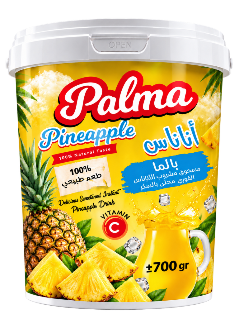 Palma Pineapple instant powdered drink, 700 g bucket