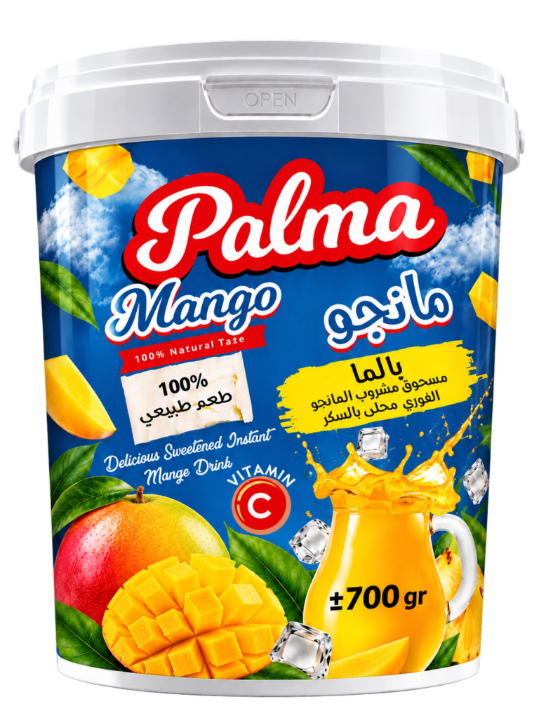 Palma Mango instant powdered drink, 700 g bucket